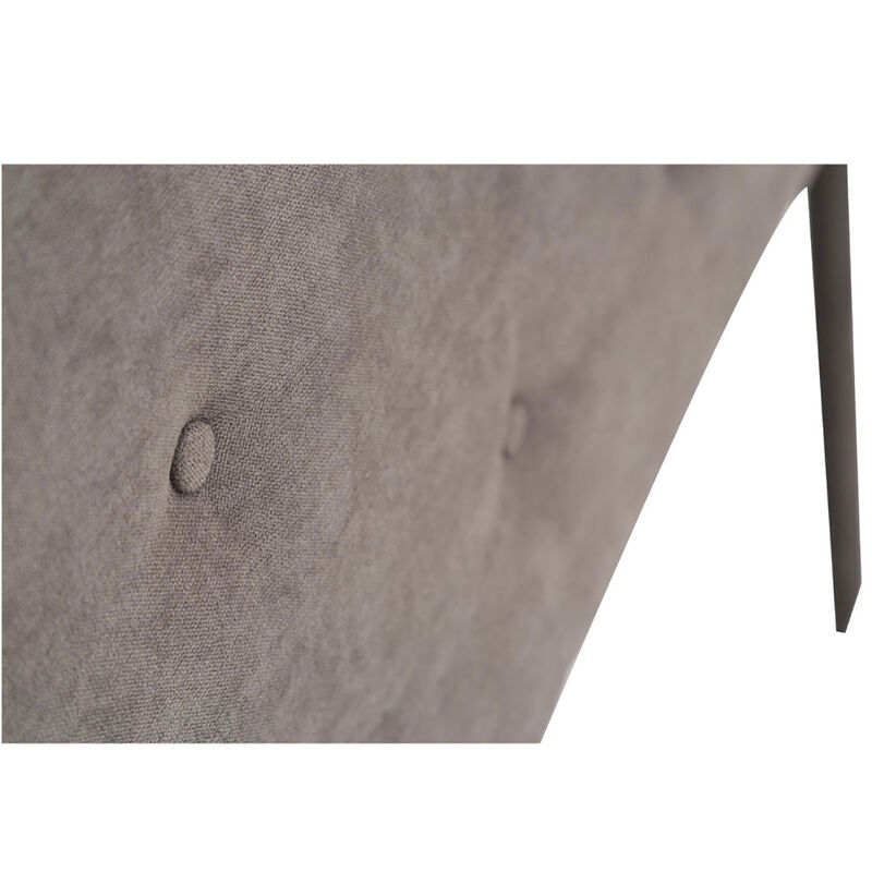 Cabecera Matrimonial Dicasa Bilbao Gris Oscuro image number null