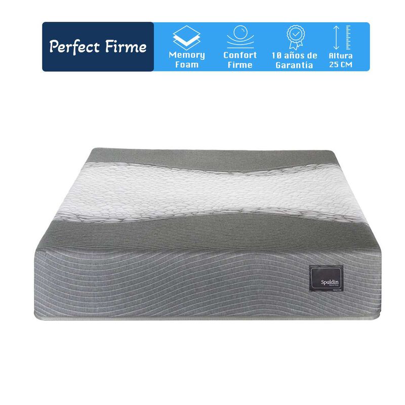 Colch&oacute;n Spaldin Queen Size Perfect Firme image number null
