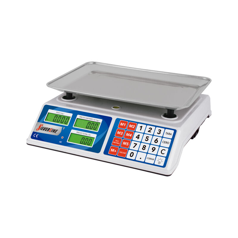 B&aacute;scula Digital Silverline de 40 kg con Doble P... image number null