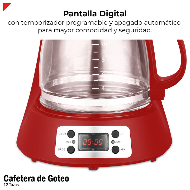 Bogner Cafetera Digital De Goteo Capacidad 12 T... image number null