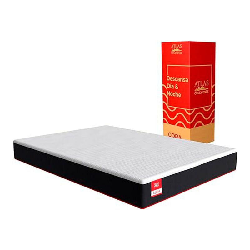 Colch&oacute;n Cora Matrimonial + Blancos Atlas del De... image number null