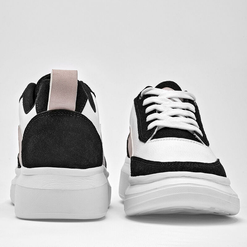 Been Class Tenis urbano para mujer blanco negro... image number null