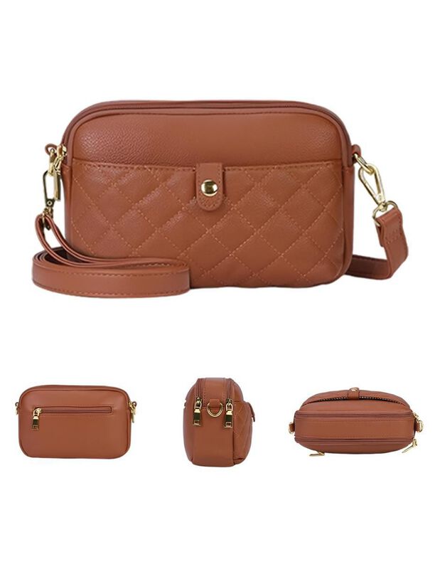 Bolsa Crossbody Pink Brule Crosschic Para Mujer image number null