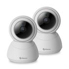 2 Cámaras de seguridad Wi-Fi* / Ethernet 3 MPx robotizada con seguidor de movimiento