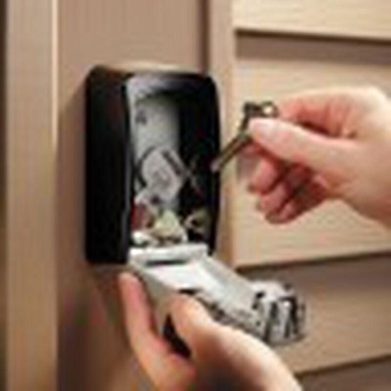 Candado De Combinación Con Caja De Seguridad image number null