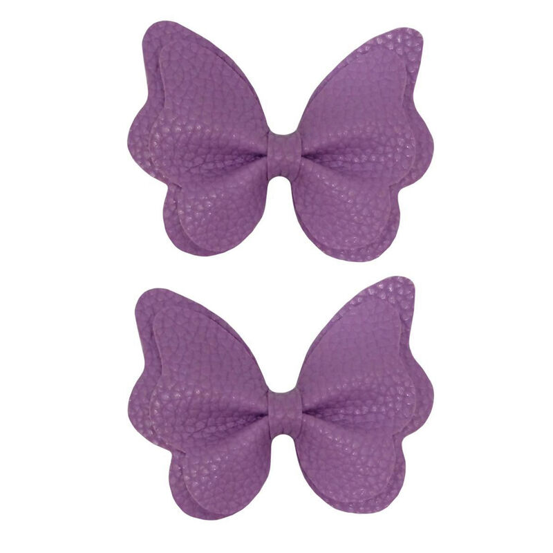 Broche Con Mo&ntilde;o Para Cabello Mariposa Lavanda 2... image number null