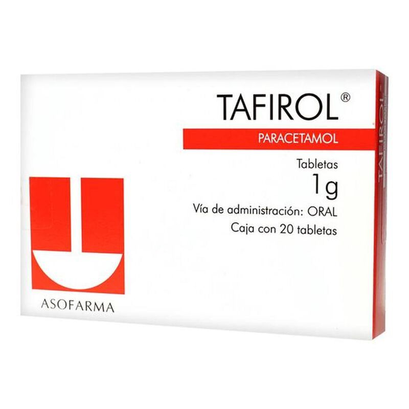 Tafirol 1 G Caja 20 Tabletas image number null