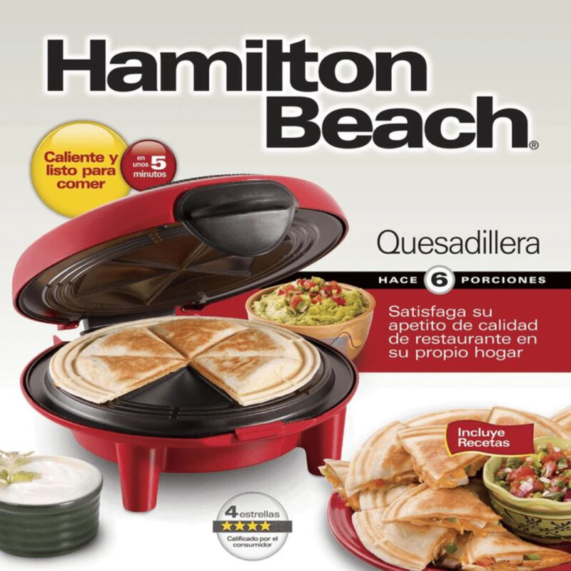 Quesadillera Hamilton Beach 25409 Antiadherente... image number null