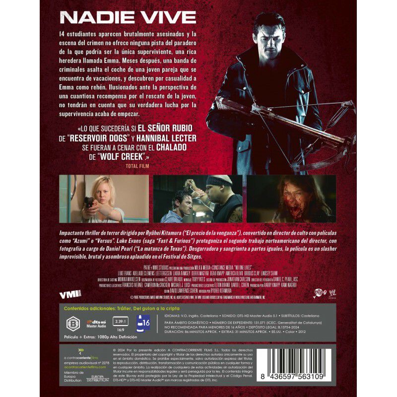 Nadie Vive [Blu-ray] (2012) No One Lives image number null