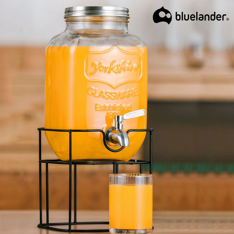 Vitrolero Dispensador con Base de Hierro Bluela... image number null