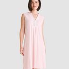 Camis&oacute;n Corto de Mujer Lohe con Entredos Rosa