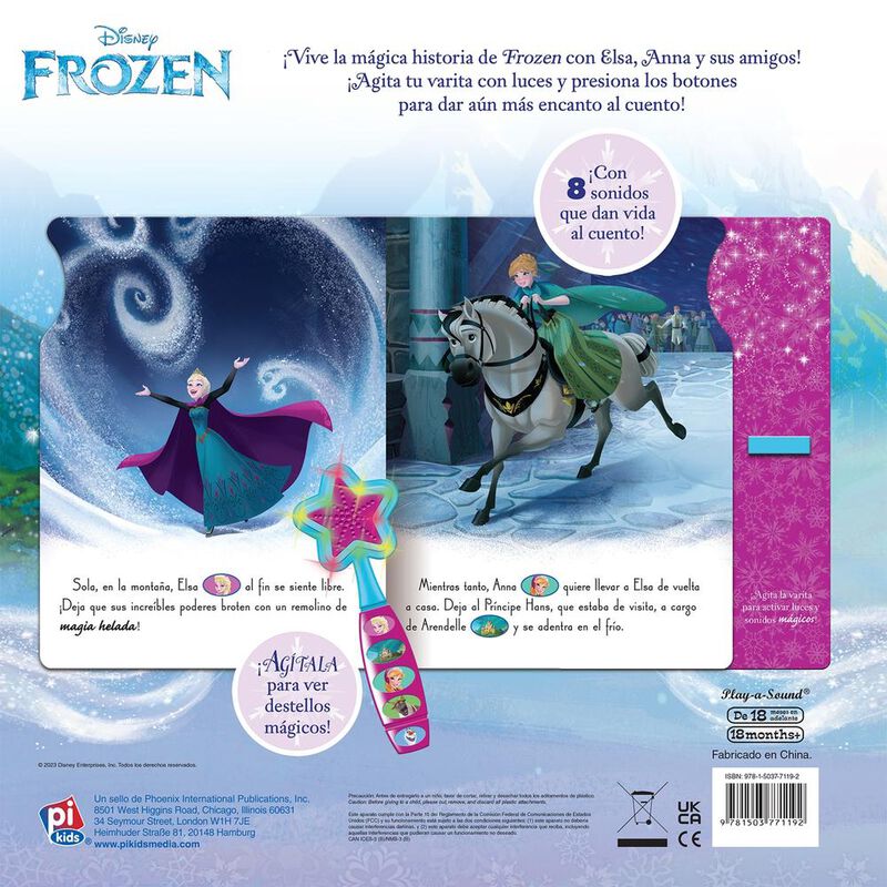 Disney Frozen: La Magia de Elsa - Libro y Varit... image number null