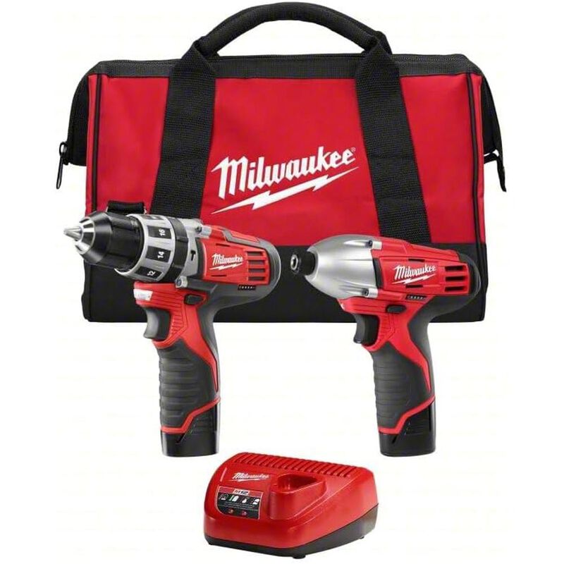 Combo Milwaukee 2497-22 Taladro 2408 + Impacto ... image number null