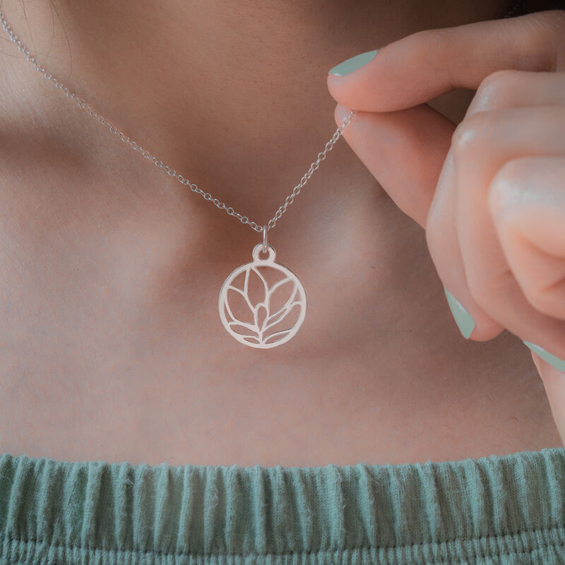 Dije sencillo Amapola De Plata .925 image number null