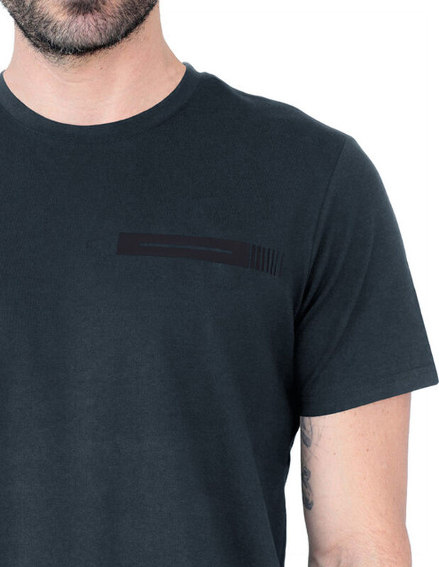 Playera Basica Hombre Cuello Redondo Gris Obscu... image number null