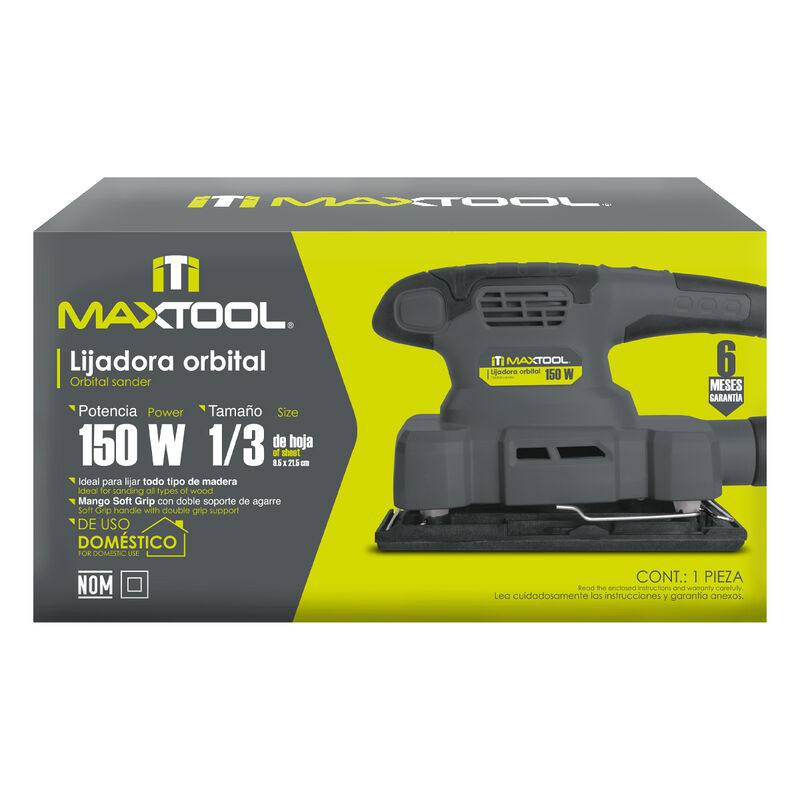 Lijadora Maxtool de 150W para hoja de 1/3 image number null