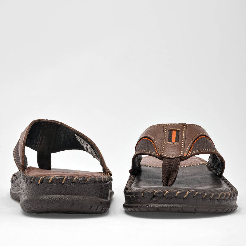 Vandana Sandalia para hombre caf&eacute; image number null