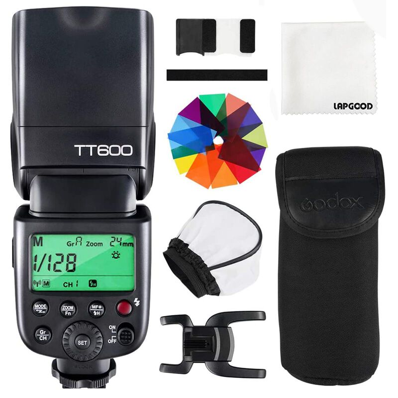 Flash Speedlite Godox Tt600 2.4g Para Canon Nik... image number null