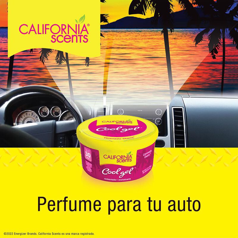 12 AROMATIZANTE GEL COCHE CALIFORNIA SCENTS CHE... image number null