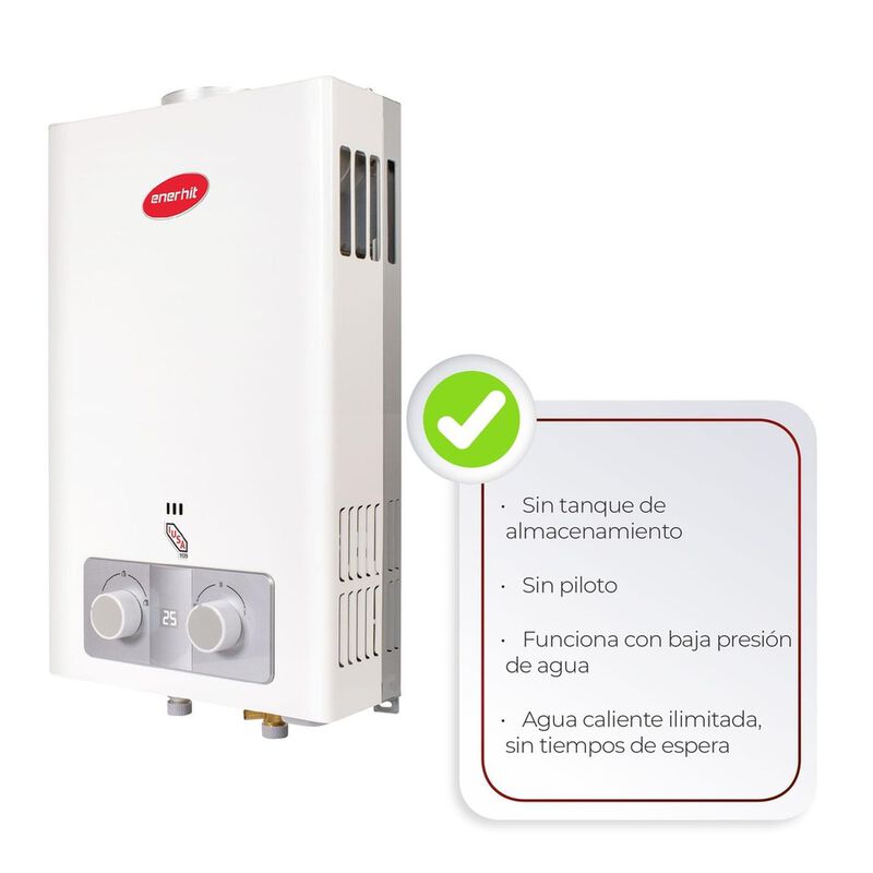 Calentador Instant&aacute;neo Reacondicionado 9 L/min ... image number null