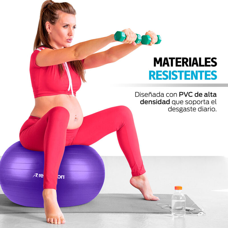 Pelota de Yoga P&uacute;rpura Redlemon, 79489 image number null