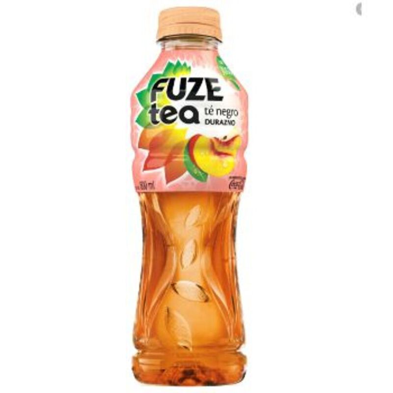 FUZE TEA NEGRO DURAZNO 600ML image number null