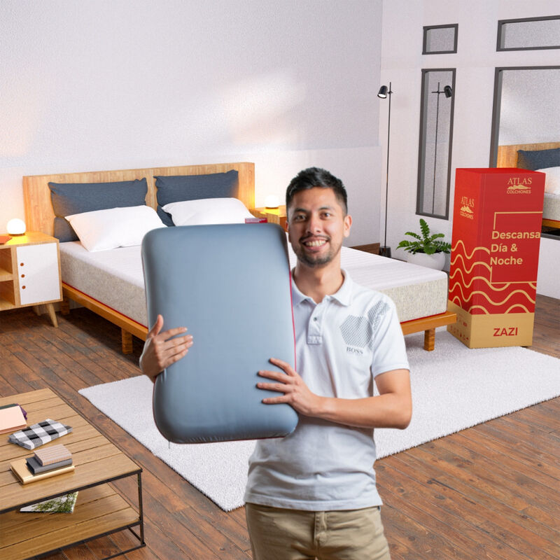 Colch&oacute;n Individual en Caja Zazi m&aacute;s Almohada de... image number null