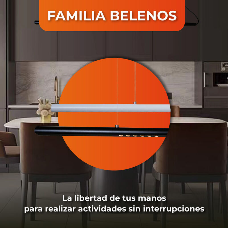 L&aacute;mpara Lineal LED 1.20 m, 12.5 W, Luz C&aacute;lida B... image number null