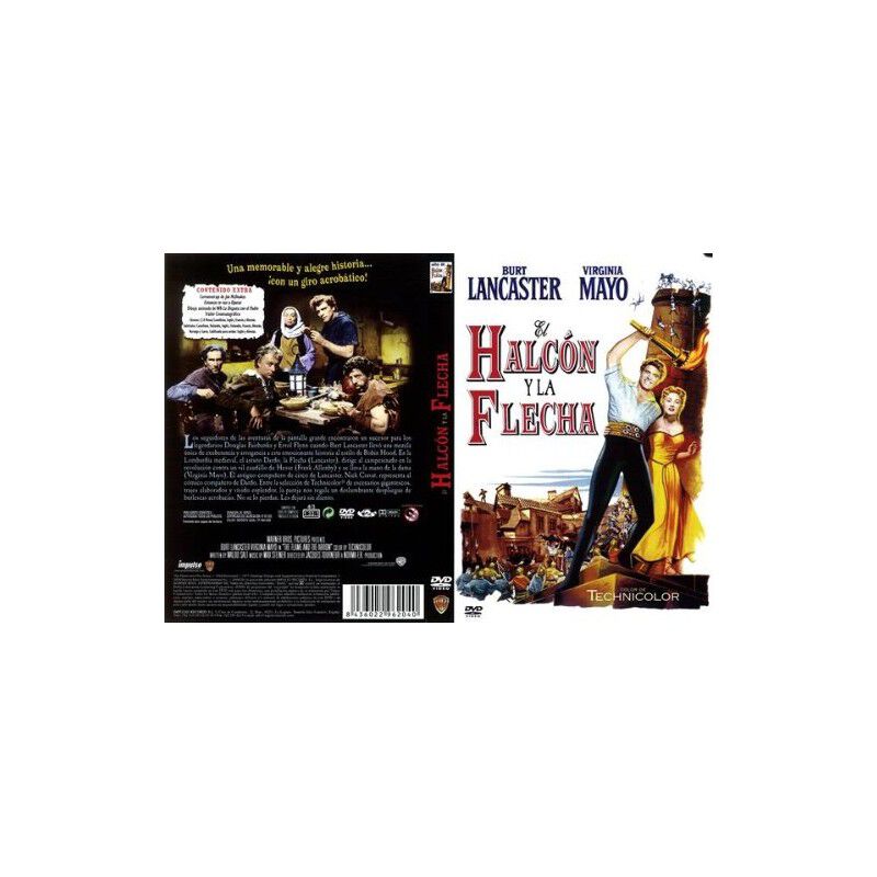 El Halc&oacute;n y la Flecha (1950) [DVD] The Flame an... image number null