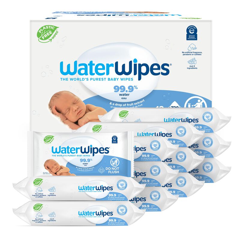 Toallitas Para Beb&eacute;s Waterwipes Sin Pl&aacute;stico Or... image number null