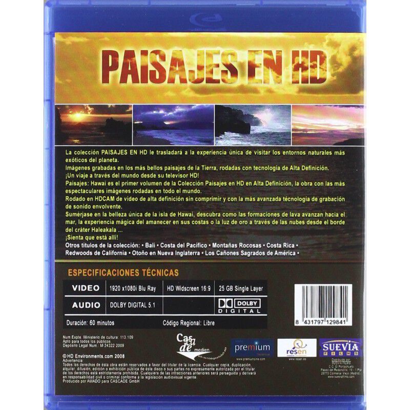 Paisajes En Hd: Hawaii (blu-ray) image number null
