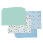 S&aacute;bana Reci&eacute;n Nacido Baby Mink Manta 4pz Azul Turquesa