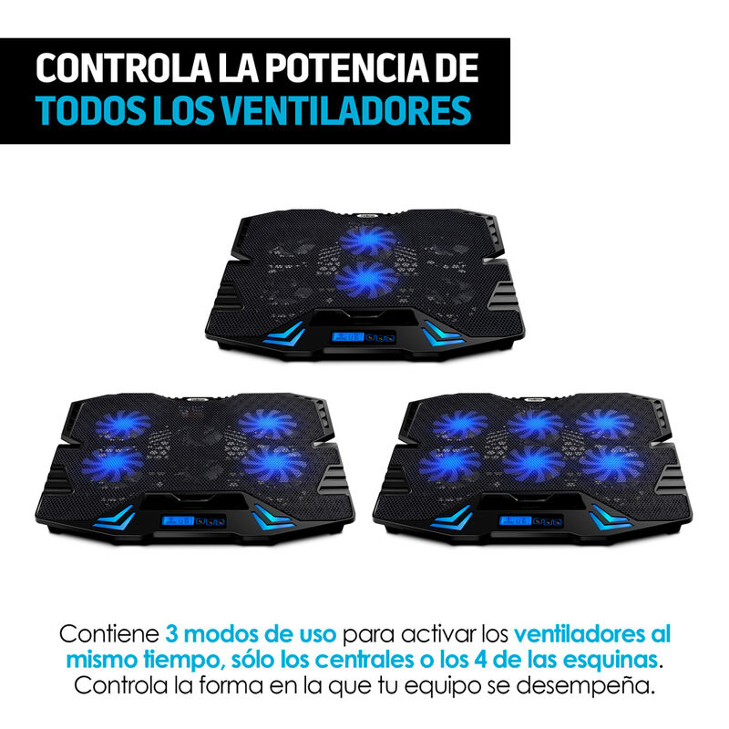 Ventilador y Soporte para Laptop Gamer Enfriado... image number null