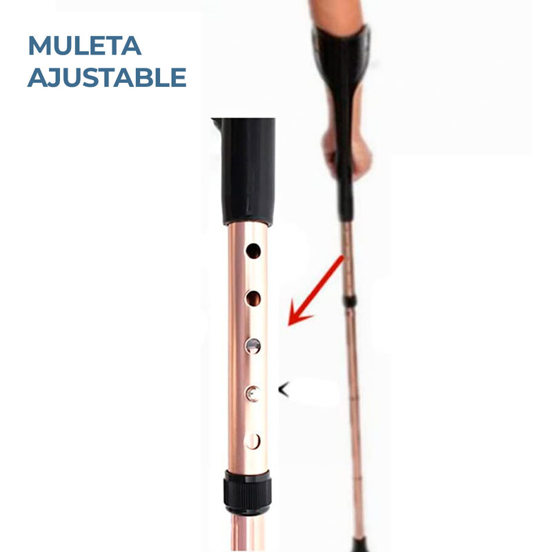 Muleta Canadiense Ergonómica (1 Pieza) Plegable... image number null