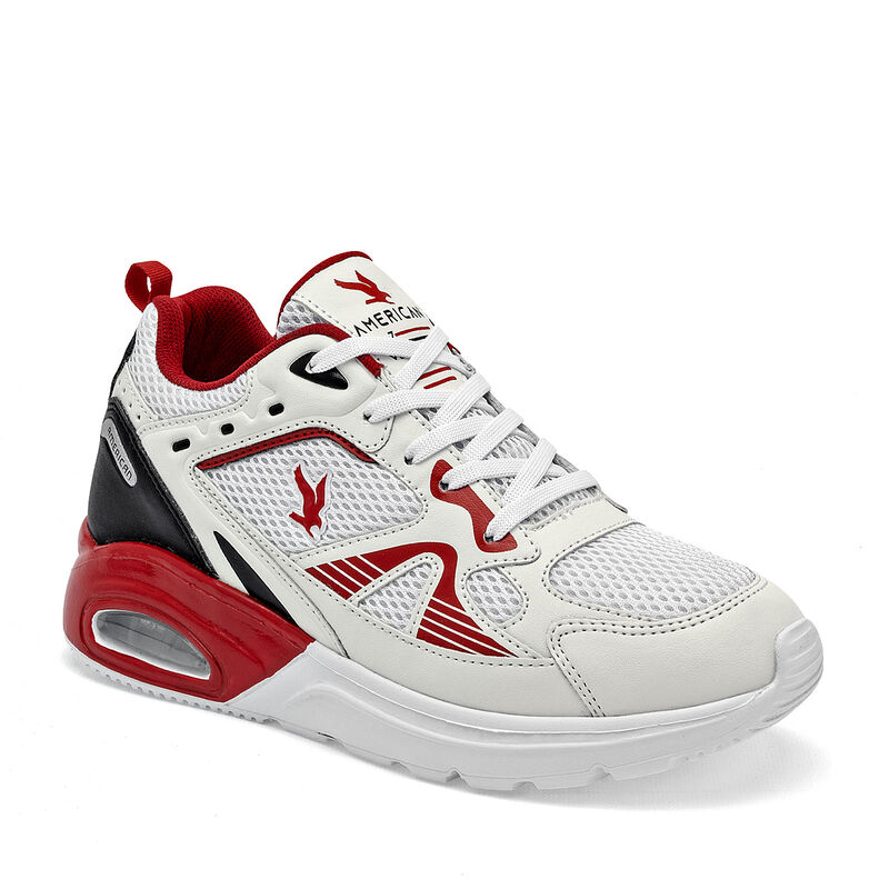 American Fire tenis para mujer blanco rojo negr... image number null