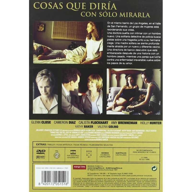Cosas Que Dir&iacute;a Con Solo Mirarla [dvd] 2000 Thi... image number null