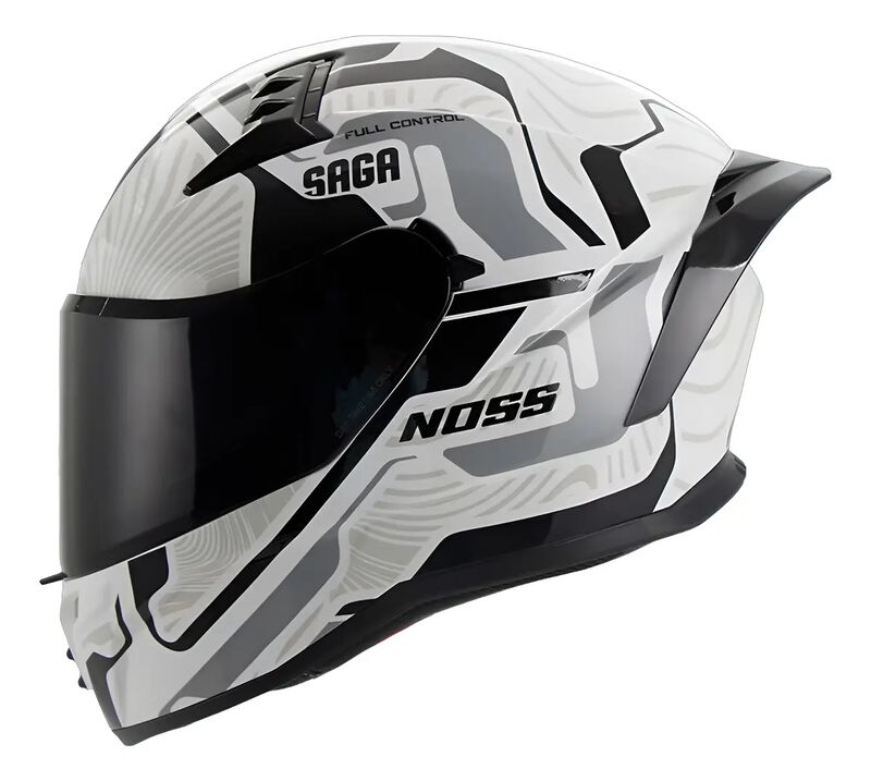Casco Noss Ns-869 Cerrado Saga Edici&oacute;n Racing B... image number null