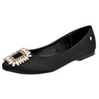 Moramora Balerina para mujer negro satin