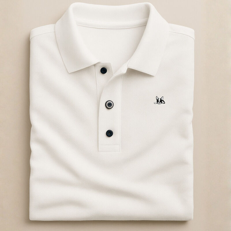 Playera Polo de Algod&oacute;n Manga Corta Casual para... image number null