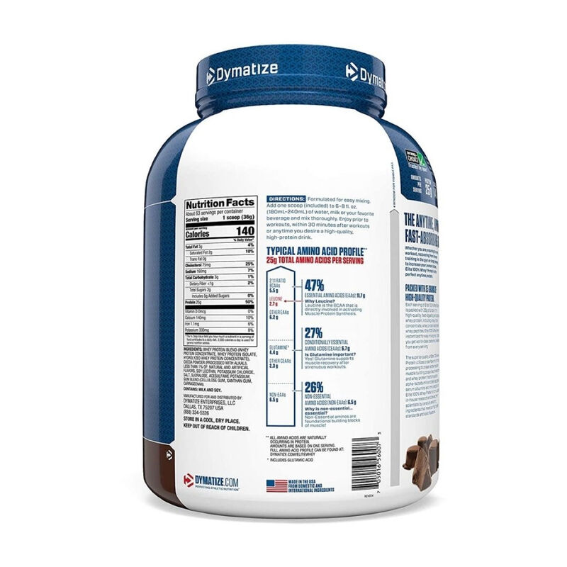 Proteina Elite Whey Dymatize Nutrition Chocolat... image number null