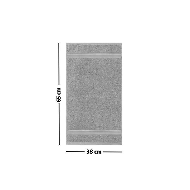 Toalla Segovia Pullman Mod: T2207 Color Gris Li... image number null