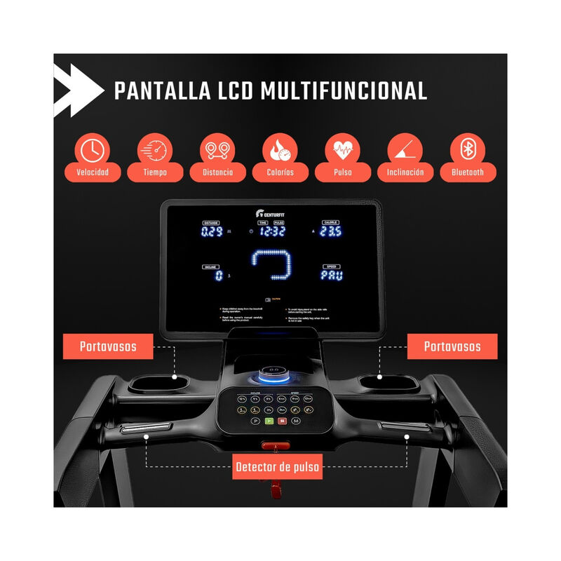 Caminadora Gimnasio Profesional 25km 28 Niv Aut... image number null