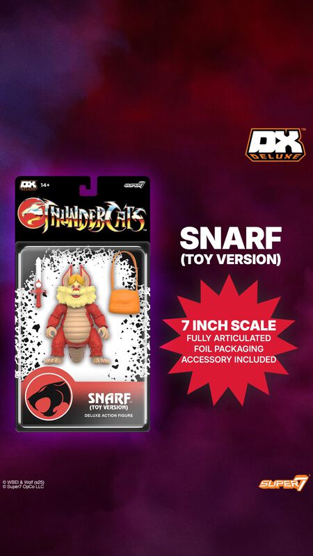 Figura De Acci&oacute;n Deluxe Snarf De Super7 Thunder... image number null