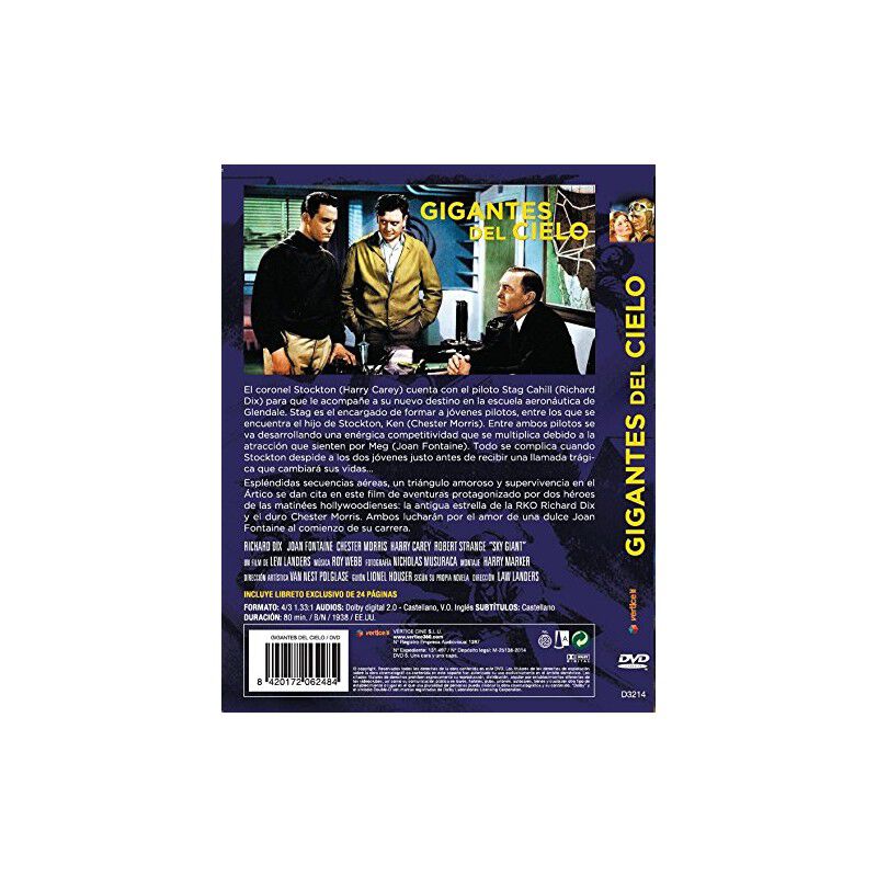 Filmoteca Rko: Gigantes Del Cielo (dvd) image number null