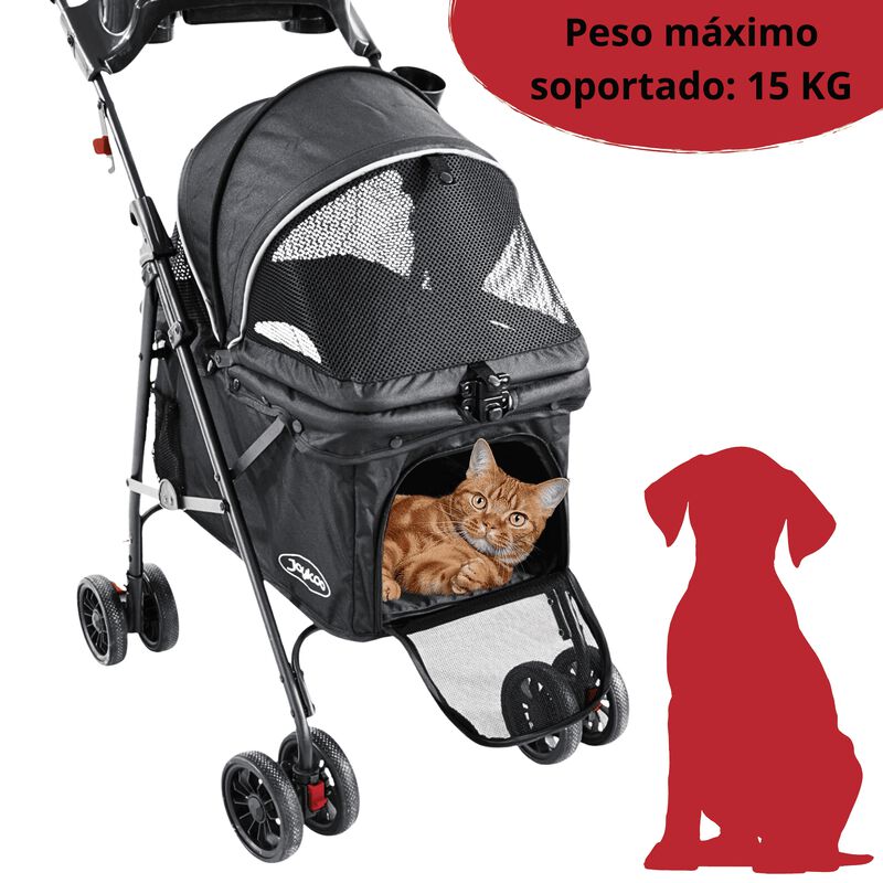 Carriola para Mascotas Cochecito para Perros y ... image number null