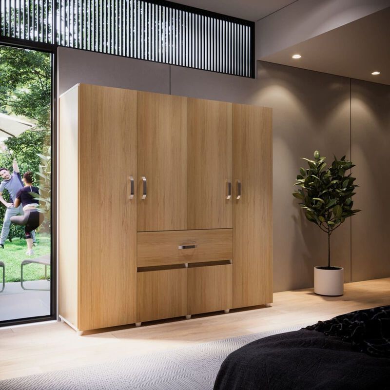 Cl&oacute;set Boon Doble colgado, Cajones al centro y ... image number null