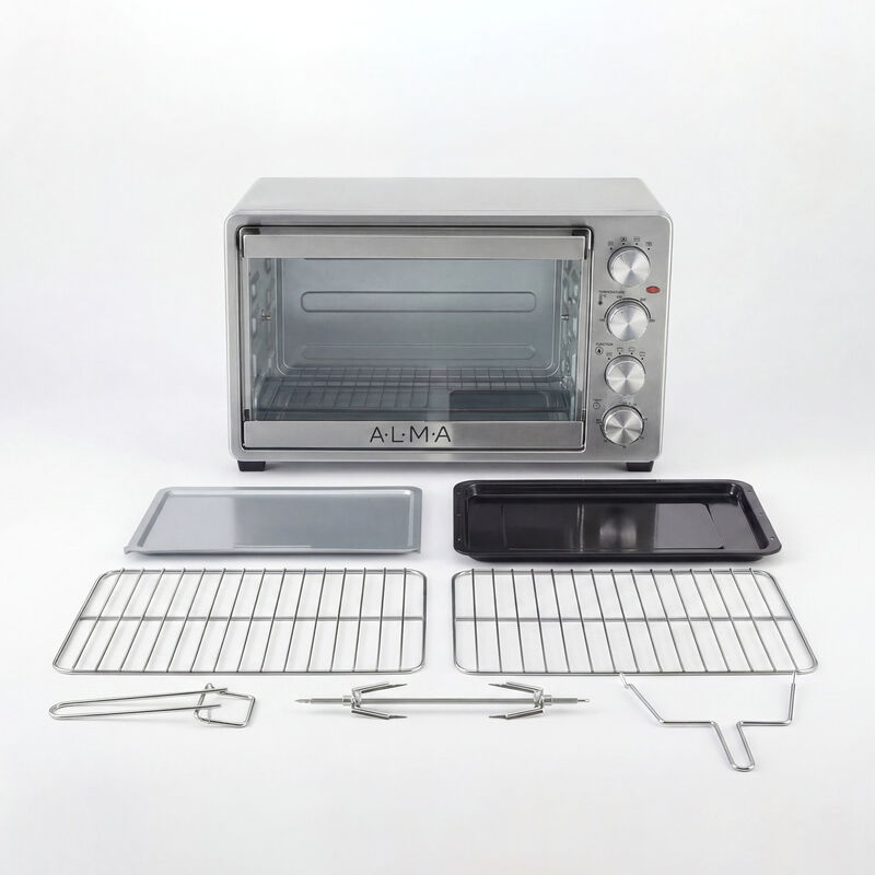 Horno Rostizador de Convecci&oacute;n ALMA 33L Doble R... image number null