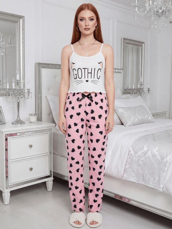 Pack De 2 Conjuntos De Pijamas Mujer Blusa Y Pa... image number null
