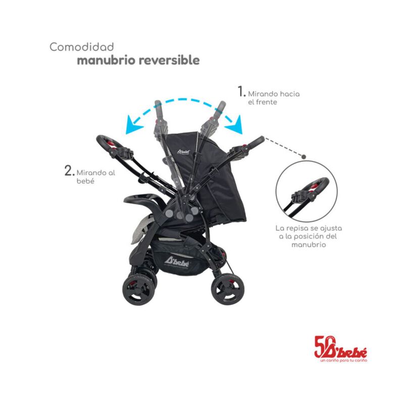 Carriola D Beb&eacute; Travel System Aventura Negra image number null