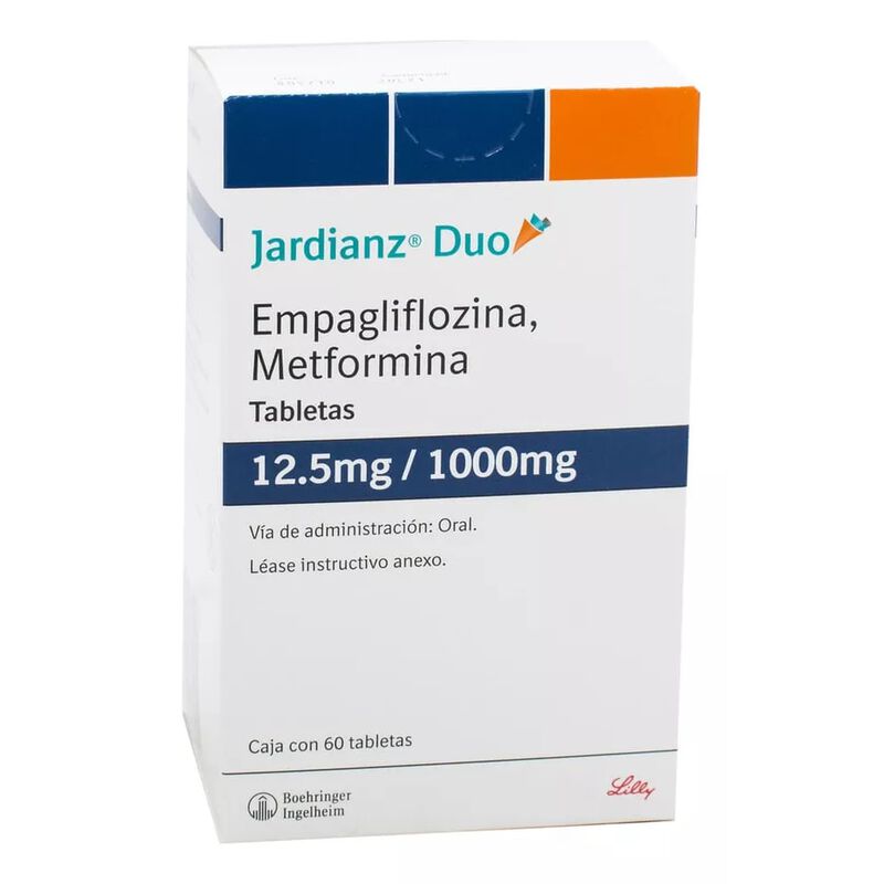 Jardianz Duo Tableta 12,5 Mg/1000 Mg, 60 Tablet... image number null